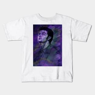 The 10th Doctor - painting Kids T-Shirt